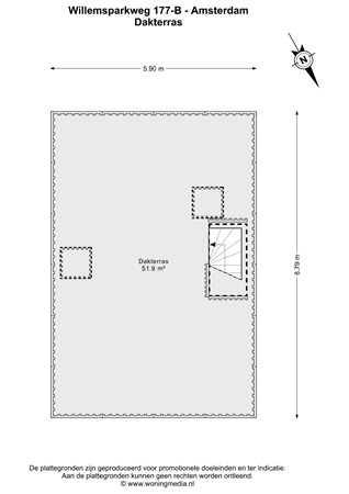 Floorplan - Willemsparkweg 177B, 1071 GZ Amsterdam